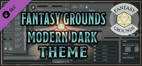 Fantasy Grounds - FG Theme - Modern Dark Theme cover art