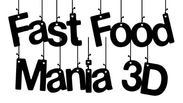 Fast Food Mania 3D Logo