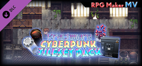 RPG Maker MV - Krachware Cyberpunk Tileset Pack