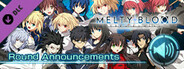MELTY BLOOD: TYPE LUMINA - Round Announcements - 13 Character Set