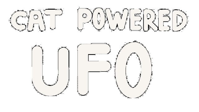 Cat Powered UFO Logo