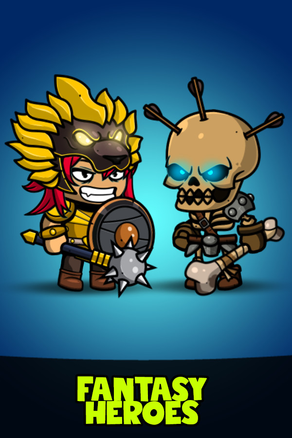 Steam portrait for Fantasy Heroes: Character Editor & Sprite Sheet Maker.