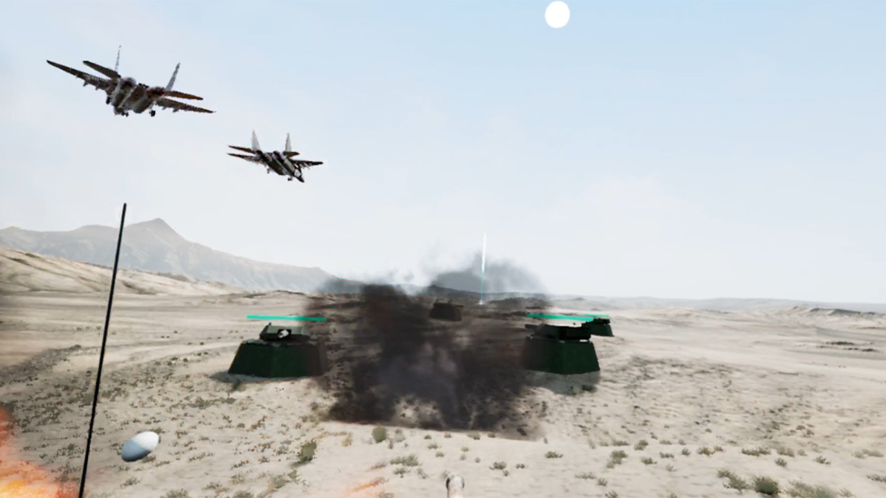 VR现代战争：空袭下的运动战