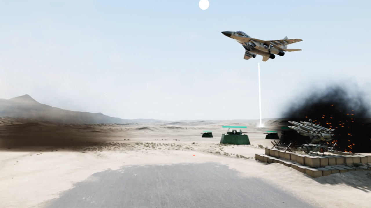 VR现代战争：空袭下的运动战