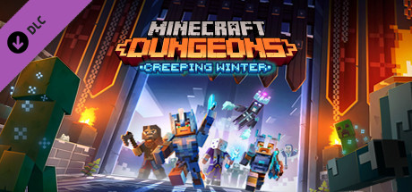 Minecraft Dungeons Creeping Winter cover art