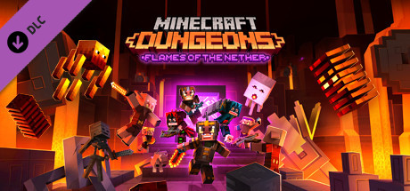 Minecraft Dungeons Flames of the Nether cover art