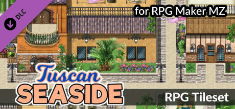 RPG Maker MZ - KR Tuscan Seaside Tiles cover art