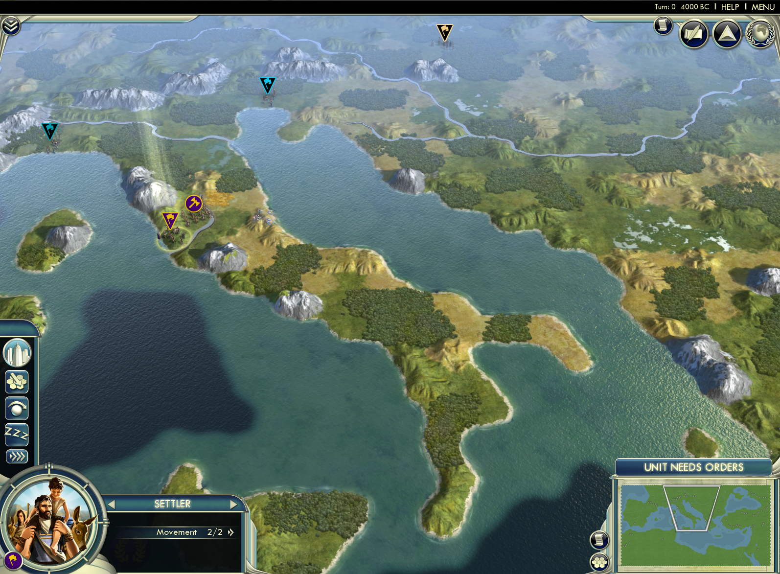 Civilization V - Cradle of Civilization Map Pack: Mediterranean screenshot