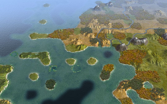 Скриншот из Civilization V - Explorer’s Map Pack