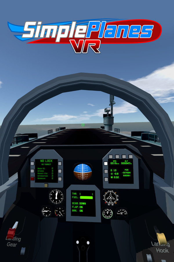 Steam portrait for SimplePlanes VR.