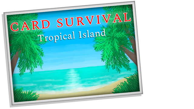 Card Survival: Tropical Island Logo