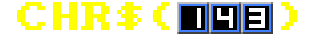 CHR$(143) Logo