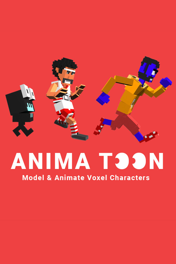 Steam portrait for Anima Toon :3D Voxel Character Animation.