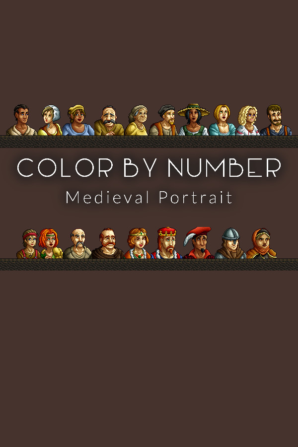 Steam portrait for Color by Number - Medieval Portrait.