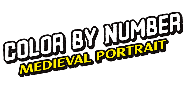 Color by Number - Medieval Portrait Logo