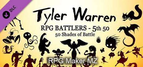 RPG Maker MZ - Tyler Warren RPG Battlers - 5th 50 cover art
