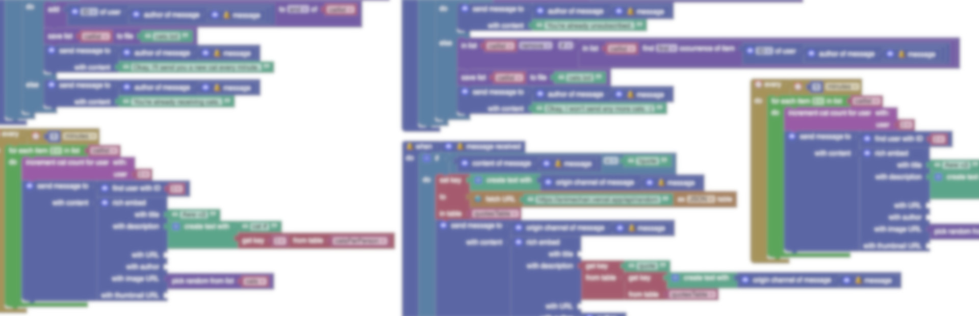 Piecewise: build chat bots with blocks