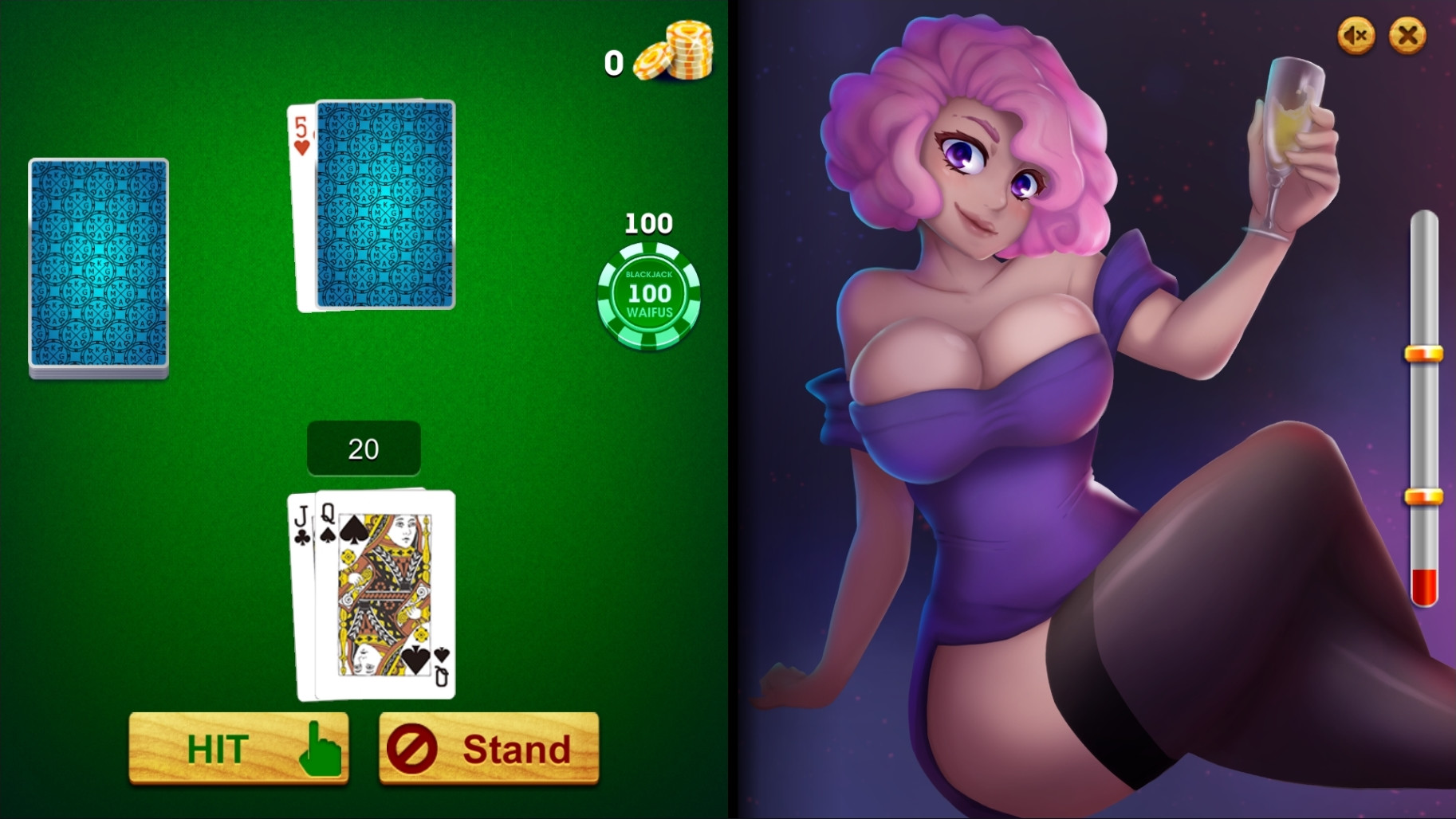 淑女纸牌21点/BLACKJACK and WAIFUS(Build.8917586-生存模式+新女孩)