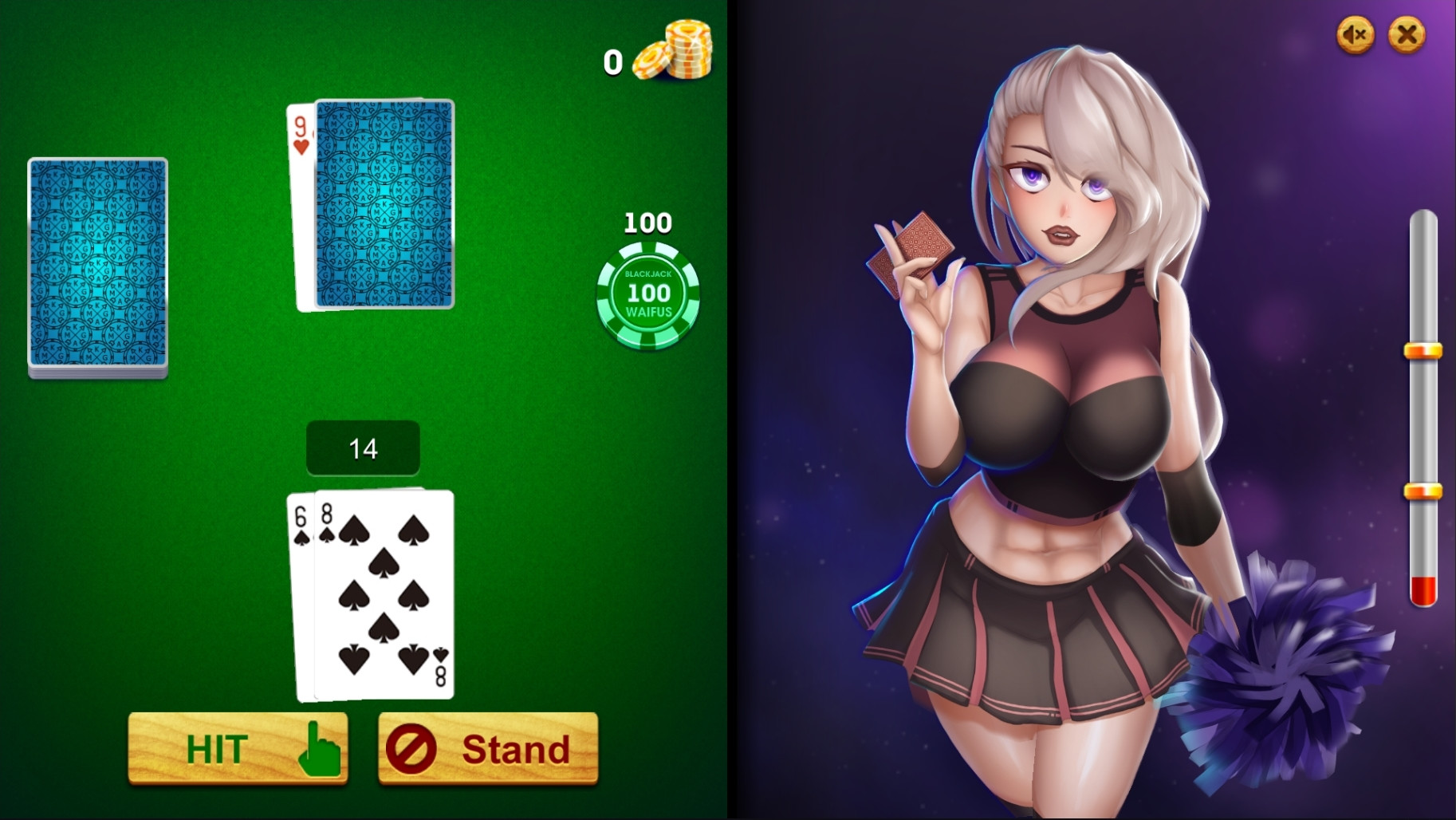 淑女纸牌21点/BLACKJACK and WAIFUS(Build.8917586-生存模式+新女孩)
