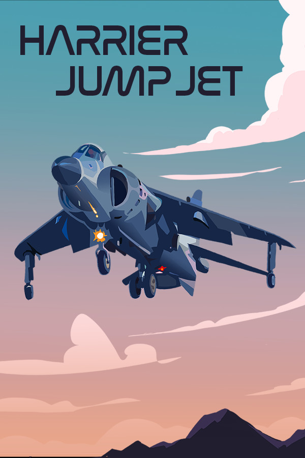 Steam portrait for Harrier Jump Jet.