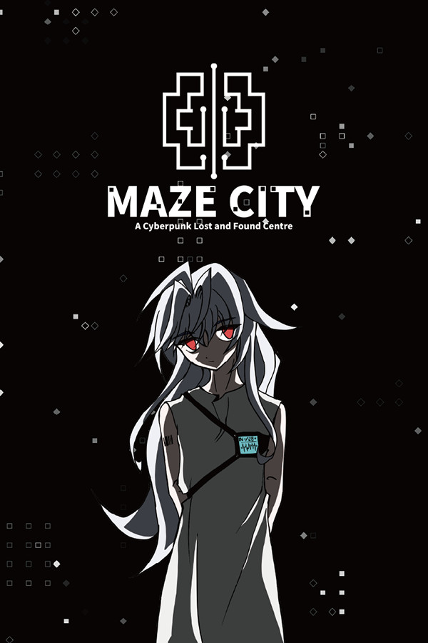 Steam portrait for Maze City: A Cyberpunk Lost and Found Centre.