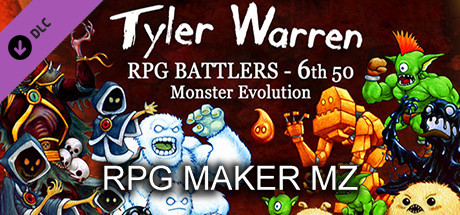 RPG Maker MZ - Tyler Warren RPG Battlers: Monster Evolution cover art