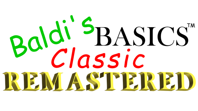 Baldi's Basics Classic Remastered Logo