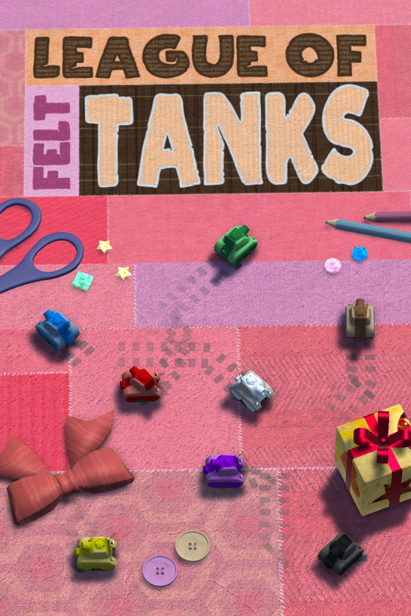 Steam portrait for League of Felt Tanks: Together.