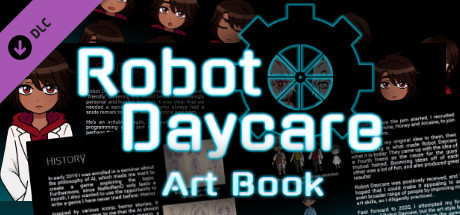 Robot Daycare - Art Book cover art