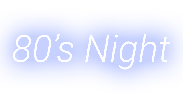 80's Night Logo