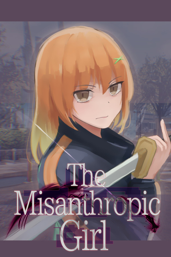 Steam portrait for The Misanthropic Girl.