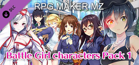 RPG Maker MZ - Battle Girl characters Pack 1