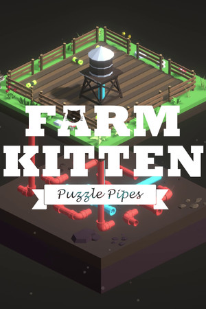 Farm Kitten - Puzzle Pipes poster image on Steam Backlog