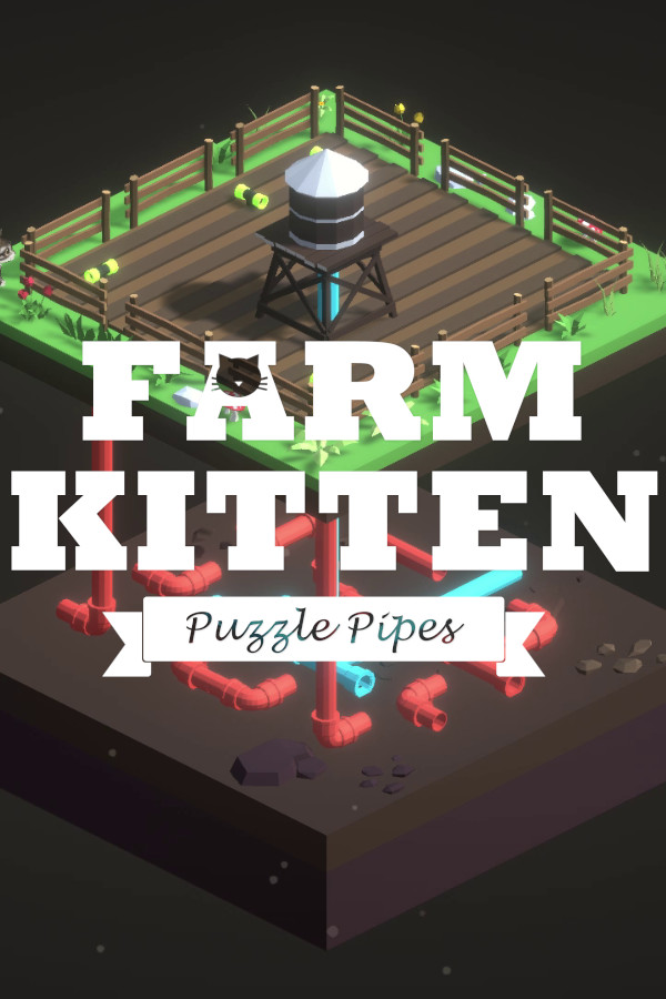 Steam portrait for Farm Kitten - Puzzle Pipes.