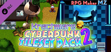RPG Maker MZ - Krachware Cyberpunk Tileset Pack 2 cover art