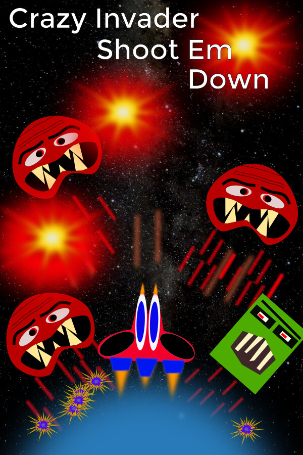 Crazy Invader ShootEm Down for steam