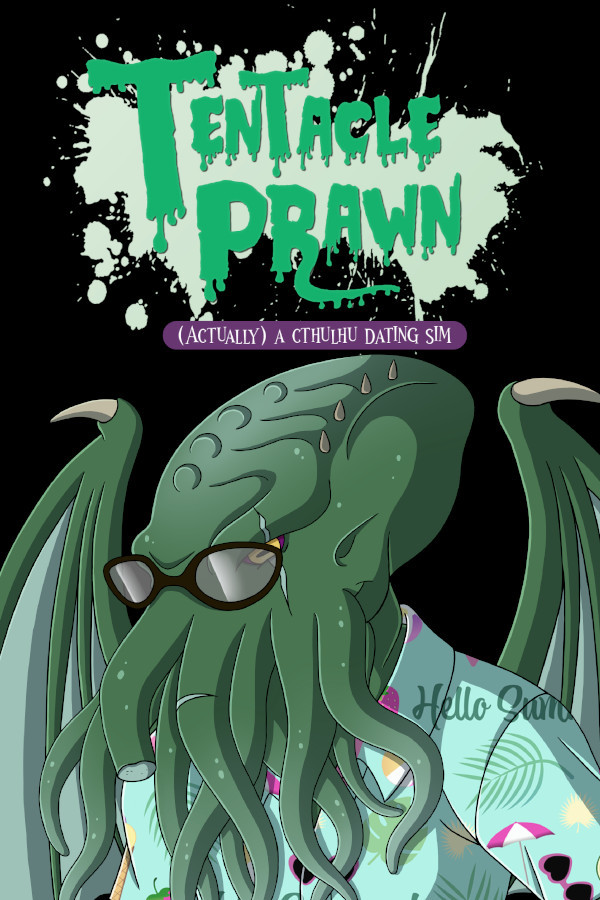 Steam portrait for Tentacle Prawn: (Actually) A Cthulhu Dating Sim.