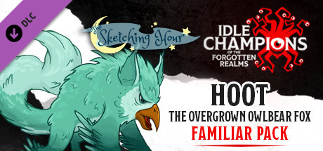 Idle Champions - Hoot the Overgrown Owlbear Fox Familiar Pack cover art