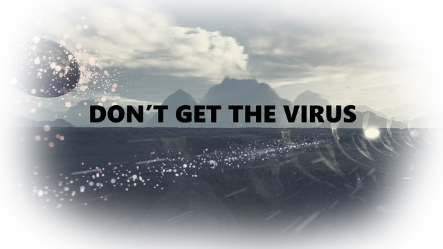 Don't Get The Virus Logo