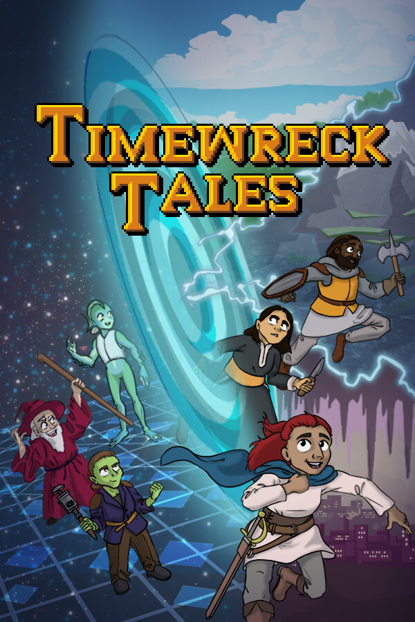 Steam portrait for Timewreck Tales: A Rogue RPG.