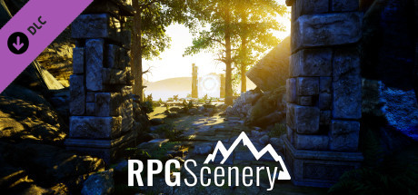 RPGScenery - Stairway in a Gorge Scene