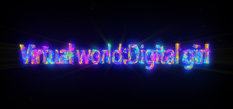 Virtual world-Digital girl cover art