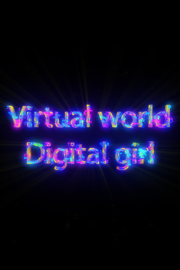 Steam portrait for Virtual world-Digital girl.