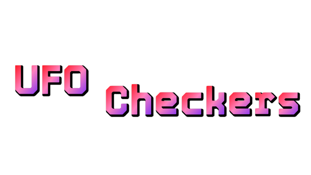 UFO Checkers Logo