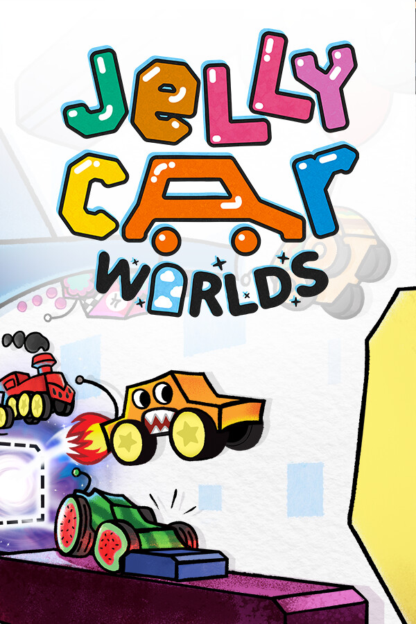 Steam portrait for JellyCar Worlds.