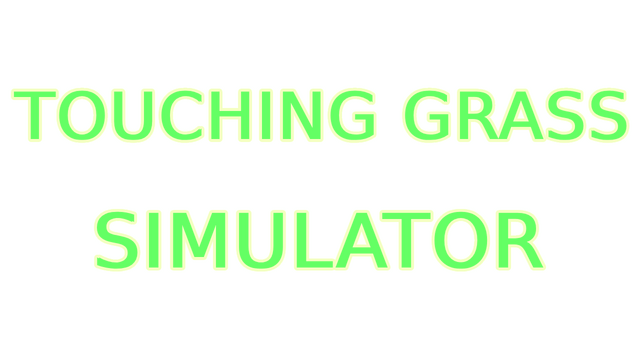 Touching Grass Simulator Logo