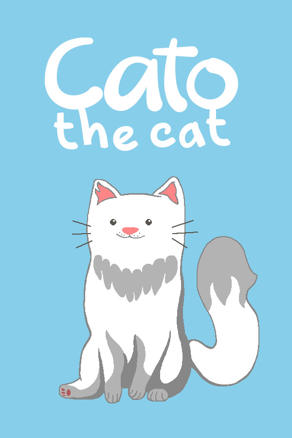 Steam portrait for Cato, the cat.