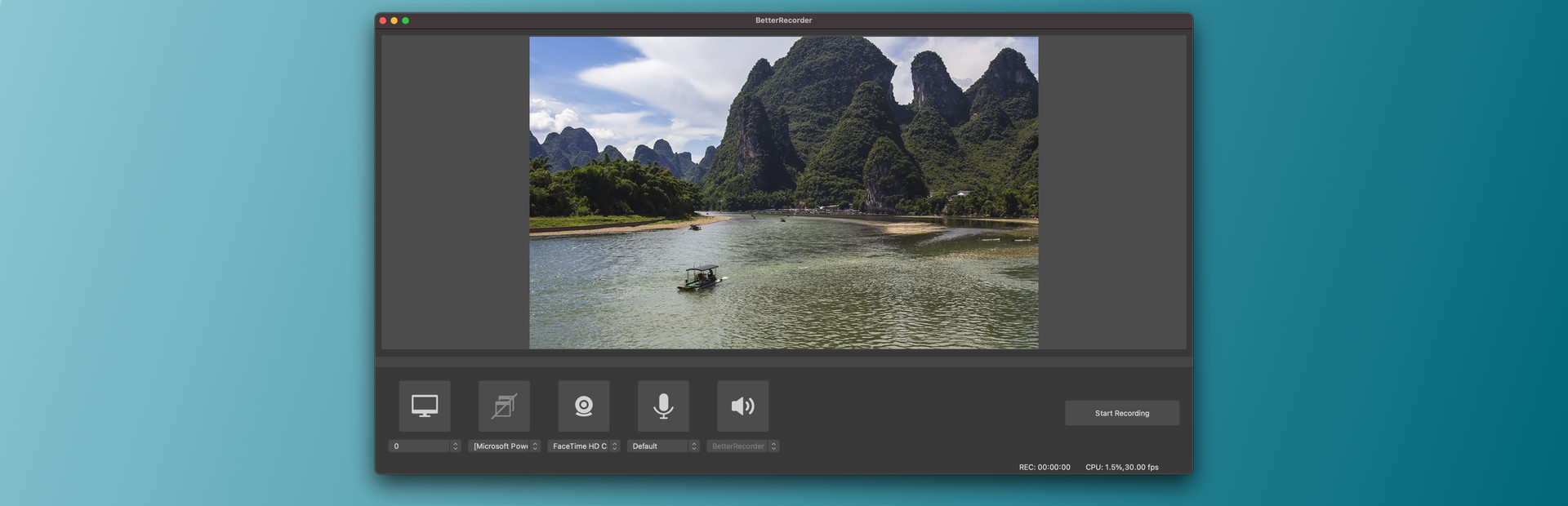 BetterRecorder - Capture Screen, Video, Audio for Mac
