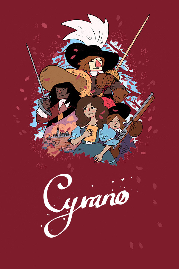 Steam portrait for Cyrano.