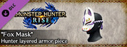 MONSTER HUNTER RISE - "Fox Mask" Hunter layered armor piece
